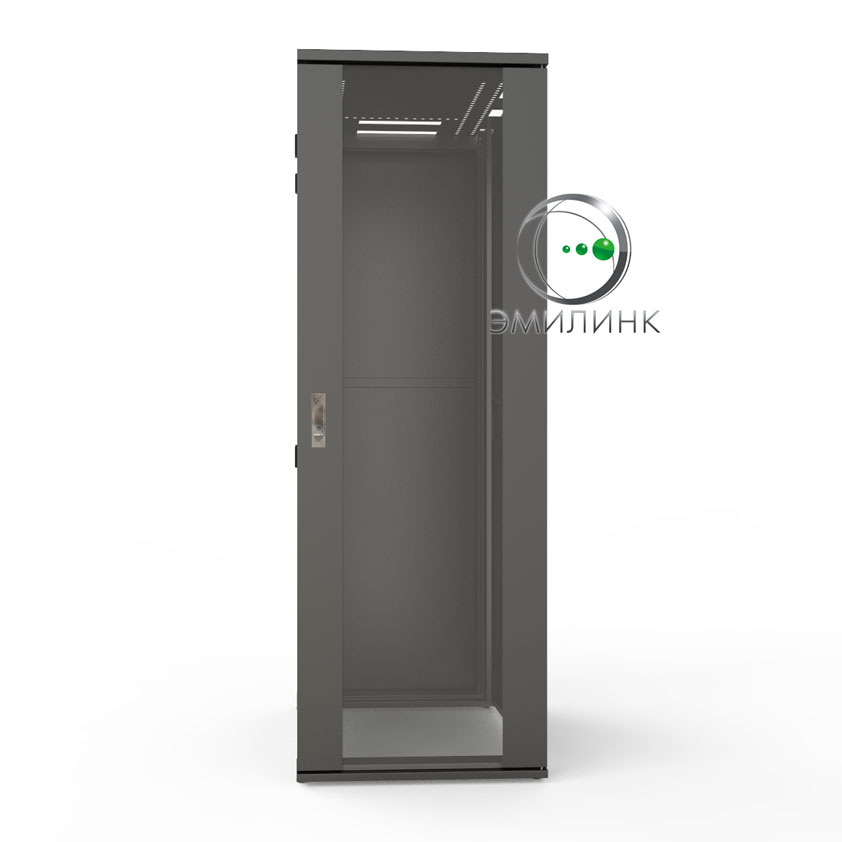 19 серверный шкаф ПРОЦОД 42U 800х1200 мм, передняя дверь стекло, задняя дверь металл, в сборе