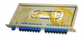 Разветвитель планарный 1х32 оконцованый LC/АPC 9/125, буфер 3.0мм 1310/1550 установлен в 19 1U кросс