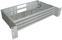 Кросс Распределительный Стоечный 2U до 96 портов под SC/LC (duplex) (сплошная панель)