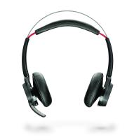 Plantronics Voyager Focus UC — Беспроводная гарнитура Voyager Focus UC для MS (B825-M, без док-станции, ANC, Bluetooth, адаптер BT600 USB-A)