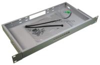 Кросс Распределительный Стоечный 1U до 8 портов SC/LC (duplex) (сплошная панель)