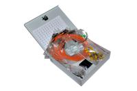 Кросс настенный Мини, предсобранный, 8 портов ST/UPC, 50/125 мкм