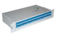 Кросс 19, предсобранный 2U, 64 порта LC/UPC duplex, 9/125 мкм