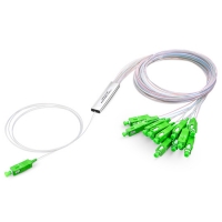 Разветвитель планарный 1х16 оконцованый SC/UPC 9/125 вывод 1.0м буфер 0.9мм 1260/1650