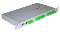 Кросс 19, предсобранный 1U, 20 портов SC/APC, 9/125 мкм