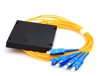 Разветвитель сплавной многомодовый1х4 оконцованый LC/UPC 62,5/125 вывод 1.0м буфер 3.0мм 850/1300