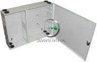 Кросс настенный, предсобранный, 32 порта LC/UPC duplex, 9/125 мкм