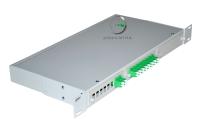 Кросс 19, предсобранный 1U, 10 портов LC/APC duplex, 9/125 мкм
