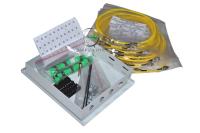 Кросс настенный Микро, предсобранный, 4 порта FC/APC, 9/125 мкм