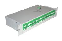 Кросс 19, предсобранный 2U, 64 порта LC/APC duplex, 9/125 мкм