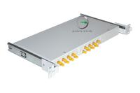 Кросс 19 выдвижной, предсобранный 1U, 16 портов ST/UPC, 9/125 мкм