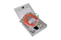 Кросс настенный Мини, предсобранный, 2 порта LC/UPC duplex, 62.5/125 мкм