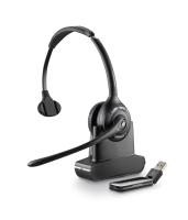 Plantronics Savi W410M (Over-the-head) — беспроводная DECT гарнитура для компьютера, оптимизирована для Microsoft Office Communicator и Lync