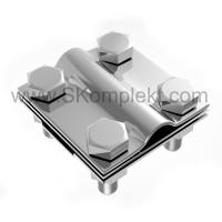 GALMAR Зажим крестообразный для подключения проводника (D12/D14; пол. <36мм, кр. <78мм2; нержавеющая сталь)