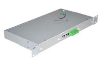 Кросс 19, предсобранный 1U, 4 порта SC/APC, 9/125 мкм