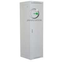 19 напольный шкаф СТАНДАРТ 42U 800x800 мм, передняя дверь металл, боковые стенки съемные