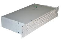 Кросс 19, предсобранный 2U, 64 порта FC/UPC, 9/125 мкм