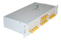 Кросс 19, предсобранный 2U, 32 порта ST/UPC, 50/125 мкм