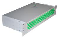 Кросс 19, предсобранный 2U, 64 порта FC/APC, 9/125 мкм