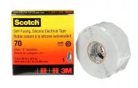 Scotch 70 (7000006225) - самослипающаяся,силиконовая резиновая изоляционная лента, 25мм х 9м