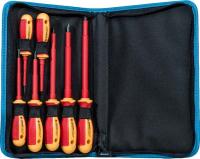 Jonard TK-70INS - набор изолированных (диэлектрических) отверток в чехле (7 шт)