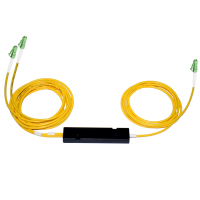 Разветвитель планарный 1х2 оконцованый SC/APC 9/125 вывод 1.0м буфер 3.0мм 1260/1650