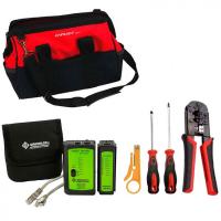 SK-LAN-3-EN - набор для обжима витой пары и контроля распиновки разъемов RJ45/11