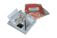 Кросс настенный Микро, предсобранный, 2 порта LC/UPC duplex, 62.5/125 мкм