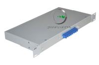 Кросс 19, предсобранный 1U, 8 портов SC/UPC, 9/125 мкм