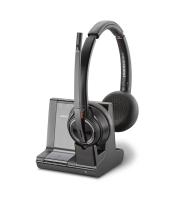 Plantronics Savi W8220/A — беспроводная DECT гарнитура, подключение: ПК + смартфон + стационарный телефон, активное шумоподавление