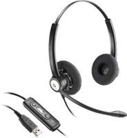 Plantronics	PL-HW121N-USB - Entera BNC USB  профессиональная гарнитура, USB