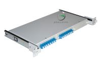 Кросс 19 выдвижной, предсобранный 1U, 16 портов LC/UPC duplex, 9/125 мкм