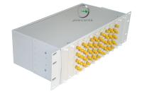 Кросс 19, предсобранный 3U, 64 порта ST/UPC, 9/125 мкм