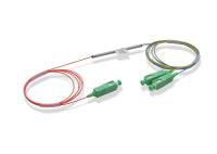 Разветвитель сплавной 1х2 оконцованый SC/APC 9/125 вывод 1.0м буфер 0.9мм 1310/1550