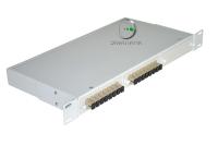 Кросс 19, предсобранный 1U, 16 портов SC/UPC, 62.5/125 мкм