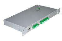 Кросс 19, предсобранный 1U, 12 портов LC/APC duplex, 9/125 мкм